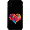 Unique Named Personalized Heart Tees Custodia per iPhone XS Max Maglietta con scritta I Heart Love Turner e nome colorato