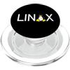 Funny Linux admin hacker nerd IT Geek gi Linux Penguin Programmer Tux Nerd PopSockets PopGrip per MagSafe