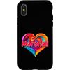Unique Named Personalized Heart Tees Custodia per iPhone X/XS Maglietta con scritta I Heart Love Marshall, con nome colorato