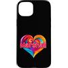 Unique Named Personalized Heart Tees Custodia per iPhone 15 Plus Maglietta con scritta I Heart Love Marshall, con nome colorato