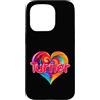 Unique Named Personalized Heart Tees Custodia per iPhone 15 Pro Maglietta con scritta I Heart Love Turner e nome colorato