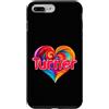 Unique Named Personalized Heart Tees Custodia per iPhone 7 Plus/8 Plus Maglietta con scritta I Heart Love Turner e nome colorato