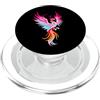 On Point LGBT Styles Transgender Lesbian Transbian Phoenix Bird Rising From Ashes PopSockets PopGrip per MagSafe