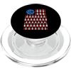 Funny Bowling Bowler Gifts Bowling Lover Bowling Bandiera Americana Bowling Pins Bowler Bowling Amante PopSockets PopGrip per MagSafe