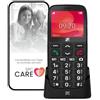 SPC POLARIS PURE - Cellulare 4G per anziani con GPS e gestione remota | Compatibile con app di gestione remota SPC Care, pulsante SOS, tasti grandi, base di ricarica, radio FM, torcia, facile