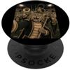 Bobcats College High School Marching Ban Bobcat Drum Major, divertente selfie vintage, Spirit Pride Rally PopSockets PopGrip Adesivo
