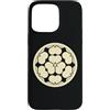 Digital Homestead Custodia per iPhone 15 Pro Max Vintage Orientale Giallo Pallido Chosokabe Giappone Mon