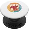 Tavole da surf ocean beach onde surf est Tavole da surf oceano spiaggia onde estate surf avventura PopSockets PopGrip Adesivo