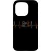 Drum Kit Heartbeat Vintage T-Shirts Custodia per iPhone 15 Pro Batteria Battito cardiaco Vintage ECG Cardiogramma Retro