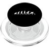 Funny Bowling Bowler Gifts Bowling Lover Bowling Evolution Divertente Bowler Giocare Bowling Amante Sport PopSockets PopGrip per MagSafe