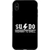 Programmer Coder Nerd Geek Hacker Gamer Custodia per iPhone XS Max Sudo Highway to Shell - Linux Programmer Tux