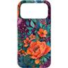 Modern Patch Collection Custodia per iPhone 17 Pro Max Tessuto Floreale Mosaico Contemporaneo
