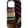 Poetic Object Collection Custodia per iPhone 16 Pro Max Pila di diari fatti a mano in bianco romantico modello antico