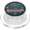 Great Woman Studio Divertente Emorroidi Sirena Citazione Umorismo PopSockets PopGrip per MagSafe