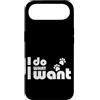 ArystDesign Celebration, Mood & Vibe Des Custodia per iPhone Air I Do What I Want divertente gatto slogan tipografia animale