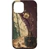 Poetic Object Collection Custodia per iPhone 12/12 Pro Bottiglia di inchiostro con pennacchio fiorito Poetic Vintage Estetica