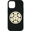 Digital Homestead Custodia per iPhone 12/12 Pro Vintage Orientale Giallo Pallido Chosokabe Giappone Mon