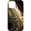 Poetic Object Collection Custodia per iPhone 12 mini Felce pressata all'interno di vetro Poetic Vintage Estetica