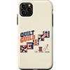 Quilting Shirts & Gifts HHWCo. Custodia per iPhone 11 Pro Max Quilt Guild Cut Stitch Gather Quilter Cucito Design