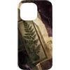 Poetic Object Collection Custodia per iPhone 14 Pro Max Felce pressata all'interno di vetro Poetic Vintage Estetica