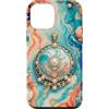 Coastal Charm Collection Custodia per iPhone 12 mini Pearl Tide - Medaglione nautico estivo