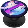 Ghostbusters anni '80 Cyber Chrome Metallic-Grid No-Ghost PopSockets PopGrip Adesivo