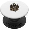 Ember Quill Studio Alcune ragazze leggono I Ride Dragons Fantasy Reader PopSockets PopGrip Adesivo