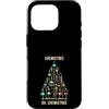 Chemistry Science Christmas Gifts & Appa Custodia per iPhone 16 Pro Scienza dell'albero di Natale Chemistree Lab