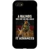 Divertente idea regalo Malinois per i pr Custodia per iPhone SE (2020) / 7/8 Malinois con motivo umoristico per i proprietari di cani