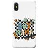 Boy Mama Mommy Mom Of Boys Mother's Day Custodia per iPhone X/XS Boy Mama Skateboard Retro Mamma Figlio Maternità Festa della Mamma