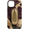 Poetic Object Collection Custodia per iPhone 15 Plus Felce pressata all'interno di vetro oggetto letterario arte