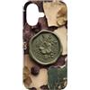 Poetic Object Collection Custodia per iPhone 17 Sigillo di cera stile medaglione floreale oggetto letterario arte