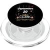 September 30 Queen Born on September 30t 30 settembre Regina nata il 30 settembre Birthday Girl PopSockets PopGrip per MagSafe