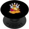 Funny Bowling Bowler Gifts Bowling Lover Divertente bowling anatra sciopero bowling amante bowler Pins Bowling PopSockets PopGrip Adesivo