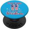 Patriotic Flip Flops 4th of July Beach L Infradito Fireworks Freedom 4 luglio Patriotic PopSockets PopGrip Adesivo