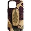Poetic Object Collection Custodia per iPhone 16 Pro Max Felce pressata all'interno di vetro oggetto letterario arte
