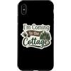 Im Coming To The Cottage Cabin Lake Life Custodia per iPhone XS Max Sto Venendo Al Cottage Cabin Lago Vita Montagna Natura