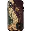Poetic Object Collection Custodia per iPhone X/XS Bottiglia di inchiostro con pennacchio fiorito Poetic Vintage Estetica
