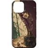 Poetic Object Collection Custodia per iPhone 12 mini Bottiglia di inchiostro con pennacchio fiorito Poetic Vintage Estetica