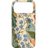 Pressed Paper Botanicals Collection Custodia per iPhone 17 Pro Max Blu pressato non ti scordar di me su carta strappata