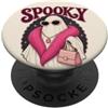 Halloween in October Spooky Ghost Halloween Rosa Glam Costume Party PopSockets PopGrip Adesivo