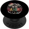 Gamer Christmas Gifts & Holiday Gaming A Divertente Natale che è più probabile che sia un giocatore di gioco PopSockets PopGrip Adesivo