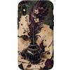 Poetic Object Collection Custodia per iPhone X/XS Bottiglia di inchiostro con pennacchio fiorito oggetto letterario arte
