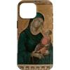 RelaxArtWorld Custodia per iPhone 16 Pro Max Madonna col Bambino di Duccio di Buoninsegna (1290)