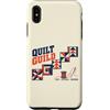 Quilting Shirts & Gifts HHWCo. Custodia per iPhone XS Max Quilt Guild Cut Stitch Gather Quilter Cucito Design