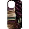 Poetic Object Collection Custodia per iPhone 12 Pro Max Pila di diari fatti a mano in bianco romantico modello antico