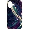 Midnight Comet Art Collection Custodia per iPhone 16 Cometa dalla coda del nastro celeste