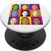 AOC Alexandria Ocasio-Cortez Retro Vintage PopSockets PopGrip Adesivo