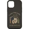 Thrift Store Findin Custodia per iPhone 12/12 Pro Citazione divertente per gli amanti dei libri del lettore del negozio dell'usato