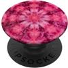 Graziosi disegni con motivi tie-dye Mandala di tintura per cravatta rosa PopSockets PopGrip Adesivo